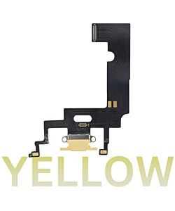 iPhone XR Charging Port Flex - Yellow (Premium)