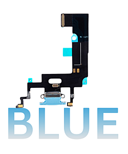 iPhone XR Charging Port Flex - Blue (Premium)