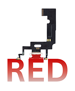 iPhone XR Charging Port Flex - Red (Premium)