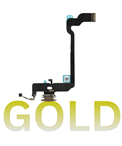 iPhone XS Charging Port Flex - Gold (Premium)