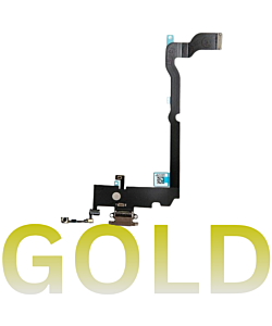 iPhone XS Max Charging Port Flex - Gold (Premium)