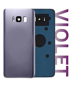 Samsung SM-G955 Galaxy S8 Plus Rear Glass With Camera Lens Grey/Violet