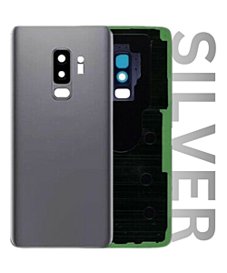 Samsung SM-G965 Galaxy S9 Plus Rear Glass With Camera Lens Silver
