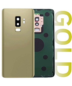Samsung SM-G965 Galaxy S9 Plus Rear Glass With Camera Lens Gold