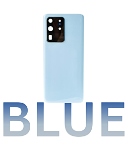 Samsung SM-G988 Galaxy S20 Ultra 5G Rear Cover Glass With Camera Lens Cloud Blue