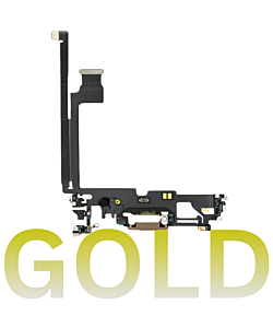 iPhone 12 Pro Max Charging Flex - Gold (Premium)