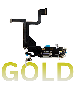 iPhone 13 Pro Charging Flex - Gold (Premium)