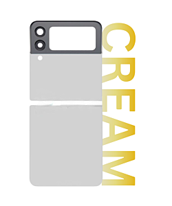Samsung SM-F711 Galaxy Z Flip 3 5G Rear Glass Cream