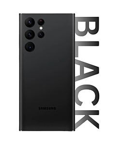 Samsung SM-S908 Galaxy S22 Ultra Rear Cover With Camera Lens Phantom Black