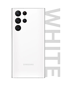 Samsung SM-S908 Galaxy S22 Ultra Rear Cover With Camera Lens Phantom White