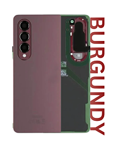 Samsung SM-F936 Galaxy Z Fold 4 Rear Cover With Camera Lens Burgandy