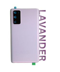 Samsung SM-G780 / G781 Galaxy S20 FE Rear Glass With Camera Lens Cloud Lavender