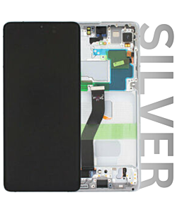 Samsung SM-G998 Galaxy S21 Ultra 5G Service Pack LCD Display Replacement Phantom Silver