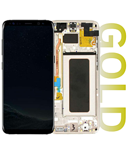 Samsung SM-G955 Galaxy S8 Plus Service Pack LCD Display Replacement Gold