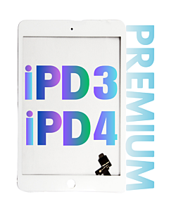 INTEC iPad 3 / 4 Digitizer Touch Panel White Premium