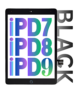 INTEC iPad 7 (2019) / 8 (2020) / 9 (2021) Digitizer Touch Panel Black Standard