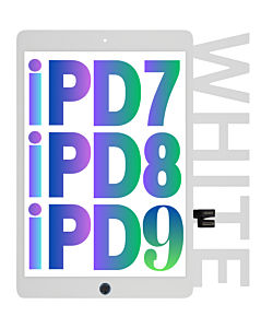 INTEC iPad 7 (2019) / 8 (2020) / 9 (2021) Digitizer Touch Panel White Standard
