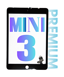 INTEC iPad Mini 3 Digitizer Touch Panel Black Premium