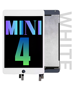 iPad Mini 4 Replacement LCD Display White - Genuine 