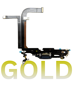 iPhone 13 Pro Max Charging Flex - Gold (Premium)