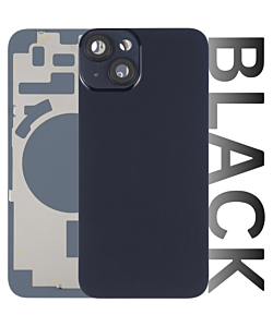 iPhone 14 Plus Premium Aftermarket Rear Glass Black