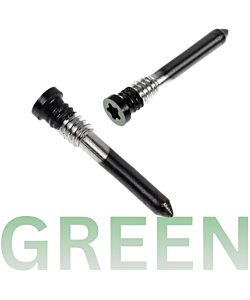 iPhone 15 / 15 Plus Bottom Screws Green (10 Pack)
