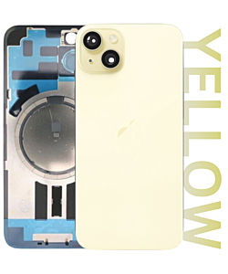 iPhone 15 Rear Glass Premium Aftermarket Yellow