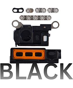 iPhone 15 Pro Max Loudspeaker / Microphone Mesh Set Black (10 Pack)