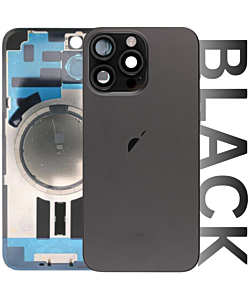 iPhone 15 Pro Max Premium Aftermarket Rear Glass Black Titanium