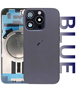 iPhone 15 Pro Max Premium Aftermarket Rear Glass Blue Titanium