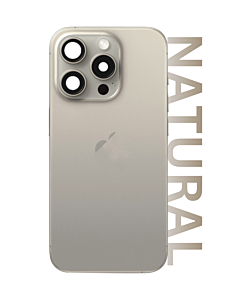 iPhone 15 Pro Max Standard Aftermarket Rear Glass Natural Titanium