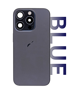iPhone 15 Pro Standard Aftermarket Rear Glass Blue Titanium