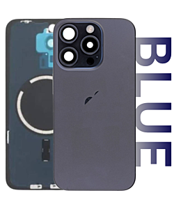 iPhone 15 Pro Premium Aftermarket Rear Glass Blue Titanium