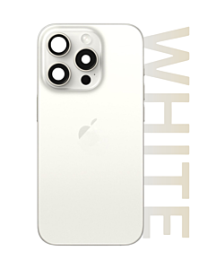 iPhone 15 Pro Standard Aftermarket Rear Glass White Titanium