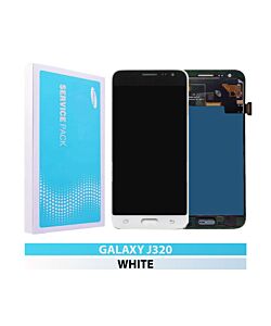 Galaxy J3 2016 (J320) LCD and Digitizer Touch Screen Assembly - White