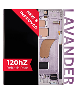 Samsung Galaxy S23 Ultra AMOLED Display Lavander