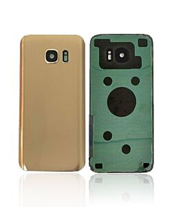 Samsung SM-G935 Galaxy S7 Edge Rear Glass With Camera Lens Gold