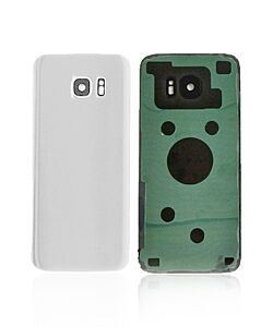 Samsung SM-G935 Galaxy S7 Edge Rear Glass With Camera Lens Silver