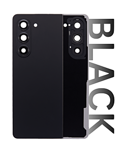 Samsung SM-F946 Galaxy Fold 5 Rear Glass With Camera Lens Black
