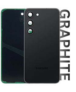 Samsung SM-S911 Galaxy S23 Rear Glass With Camera Lens Graphite
