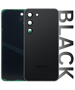 Samsung SM-S916 Galaxy S23 Plus Rear Glass With Camera Lens Black