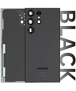 Samsung SM-S918 Galaxy S23 Ultra Rear Glass With Camera Lens Black