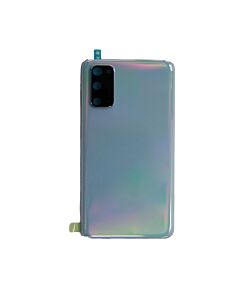 Samsung SM-G980/G981 Galaxy S20 Rear Glass With Camera Lens Cloud Blue