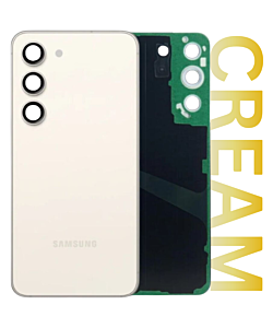 Samsung SM-S711 Galaxy S23 FE Rear Glass With Camera Lens Cream