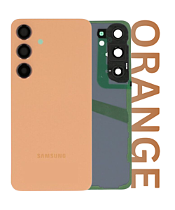 Samsung SM-S921 Galaxy S24 Rear Cover With Camera Lens Sandstone Orange