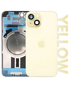iPhone 15 Rear Glass Premium Aftermarket Yellow