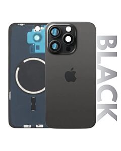 iPhone 15 Pro Premium Aftermarket Rear Glass Black Titanium