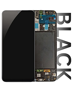 Samsung SM-A505 Galaxy A50 Mid-Frame Housing Black