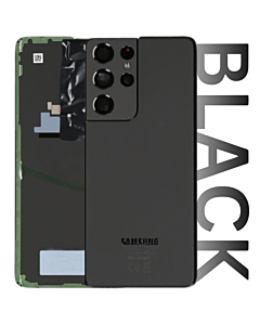 Samsung SM-G998 Galaxy S21 Ultra Rear Cover With Camera Lens Phantom Black