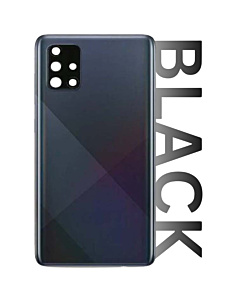Samsung SM-A715 Galaxy A71 Rear Glass Black